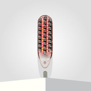 Beauty Garage Electric Laser Hair Growth Comb back view, highlighting scalp stimulation and advanced hair regrowth technology