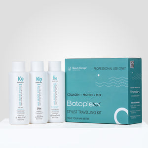 Beauty Garage K9 Botoplex Stylist Traveling Kit Combo Pack of 3 - Essential hair care for smooth, frizz-free, healthy hair.