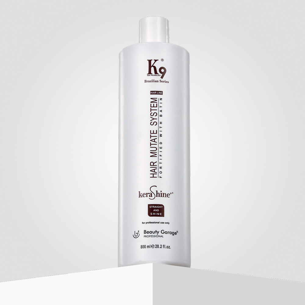 Beauty Garage K9 Brazilian Series Kerashine with Acai Oil 800ml - Nourishes and smoothens hair for a frizz-free, shiny finish