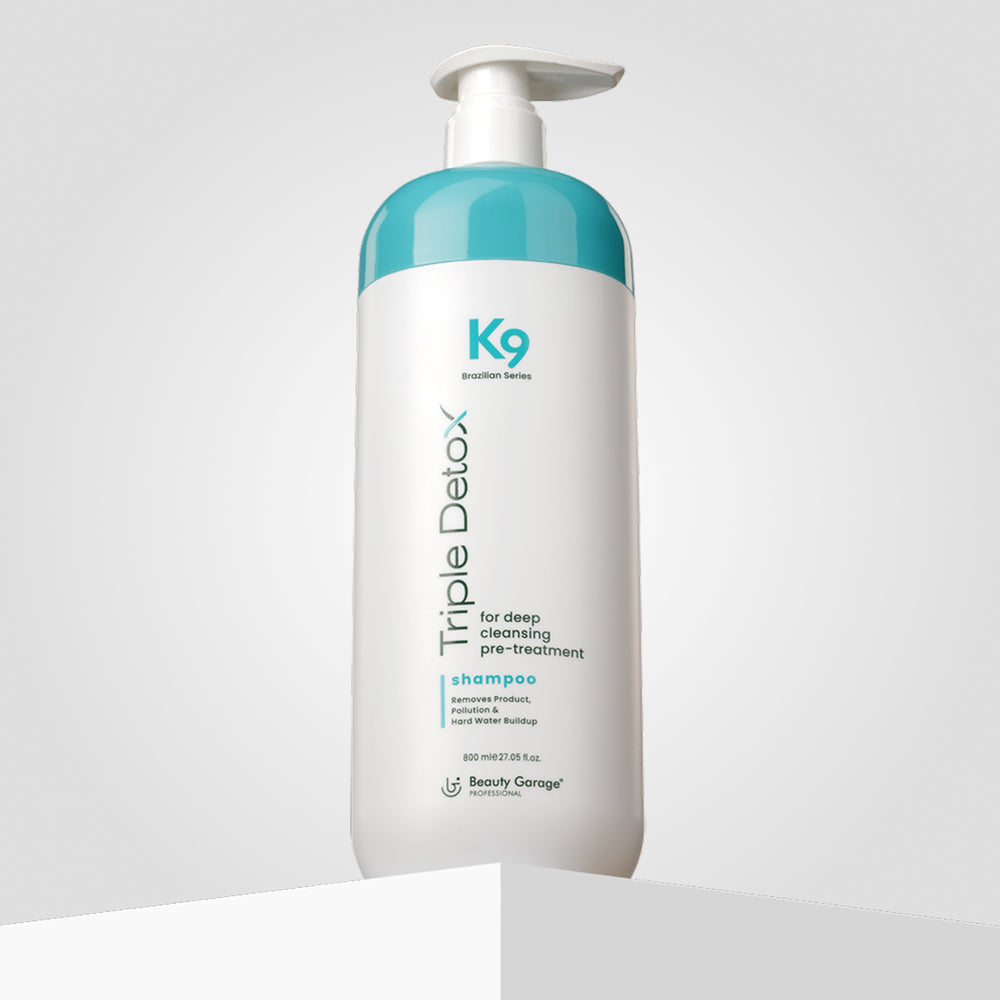Beauty Garage K9 Brazilian Series Triple Detox Shampoo – 100ml Scalp Purifying & Clarifying Formula for Professional Hair Care