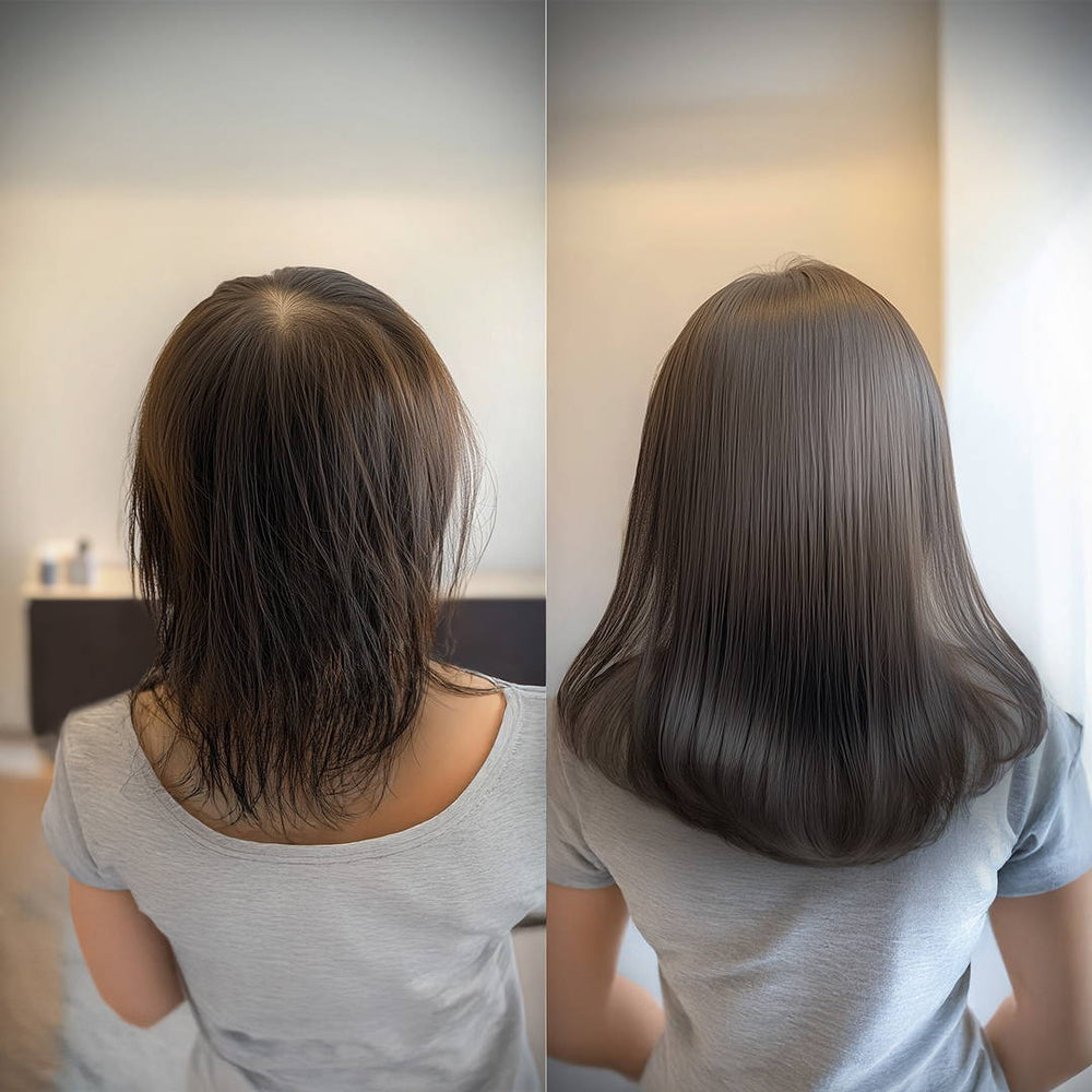 Beauty Garage Shea 18-MEA Collagen Shampoo & Hair Filler – Repairs damaged hair, boosts strength, and restores smooth texture