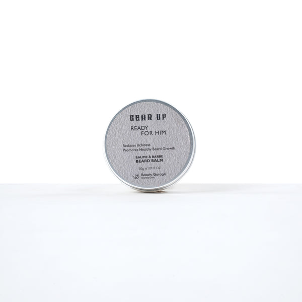 Beauty Garage Gear Up Beard Balm 30g – Conditioning beard balm for men offering soft hold, nourishment, and natural shine.