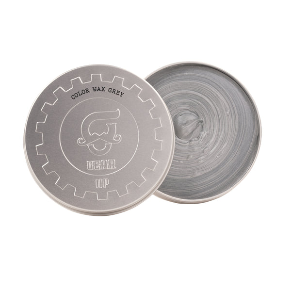 Beauty Garage Gear Up Grey Color Wax 100g – Bold grey hair wax for men with strong hold, vibrant tint, and smooth finish.