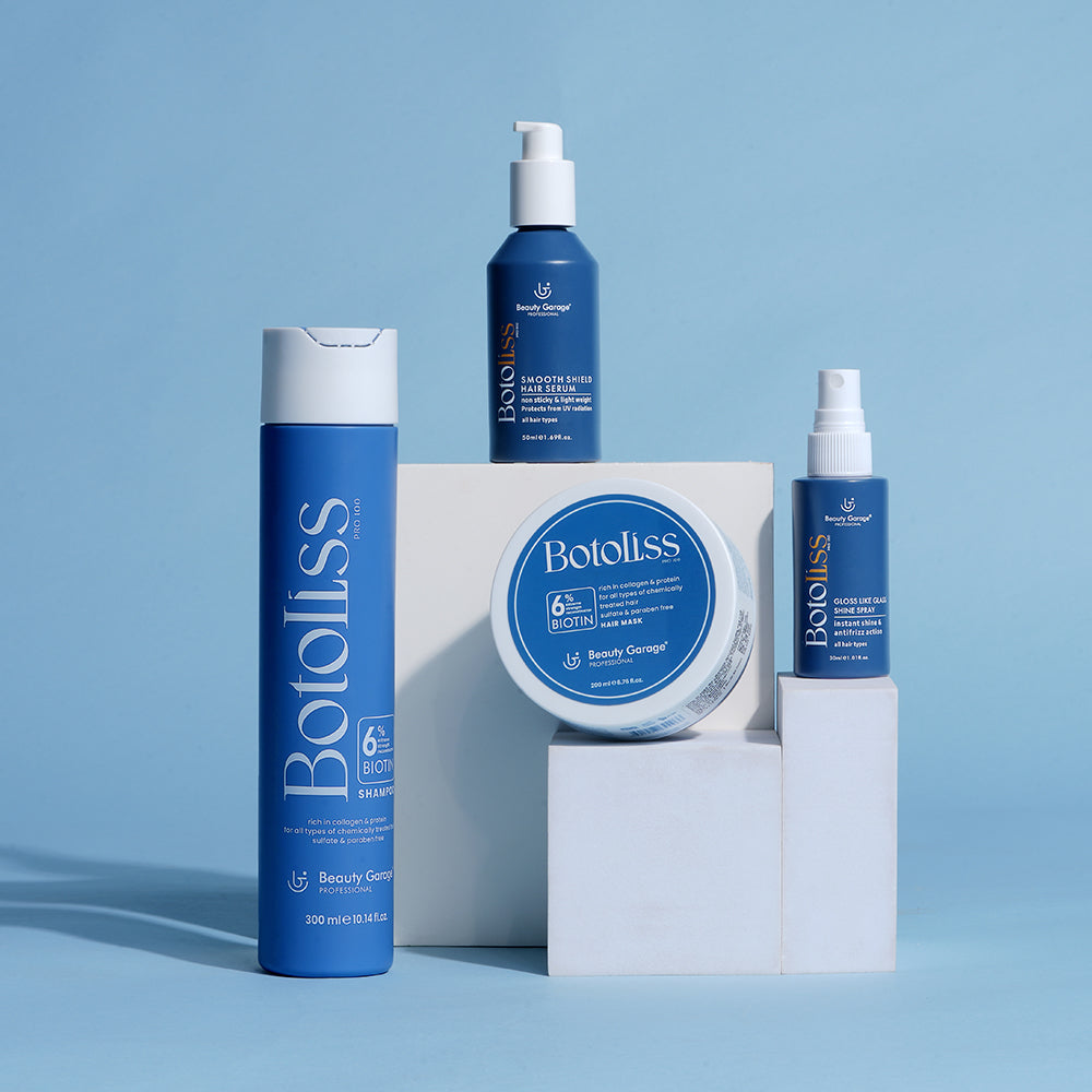 Botoliss Series—professional hair care range for frizz control, smoothness, and enhanced shine for healthier hair.