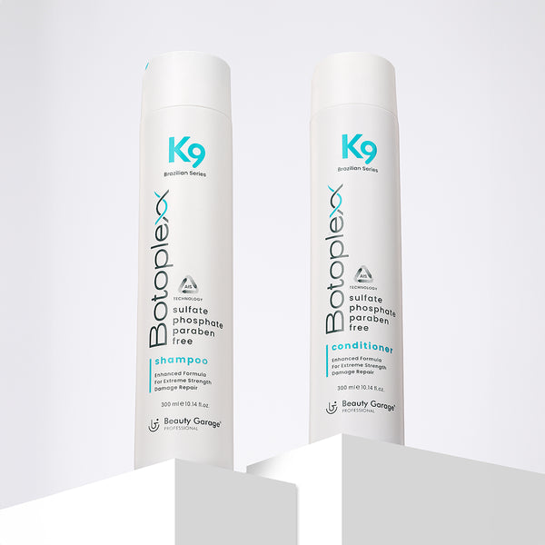 K9 Botoplexx Combo—repairs damage, controls frizz, and strengthens hair for a smoother, healthier look.