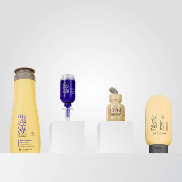 Scalp Sense Hydra Soothe Combo Pack of 4 | Intense Hydration for Dry Scalp, Soothes Itching & Restores Moisture Balance