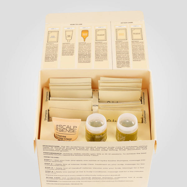 ScalpSense Dandruff Defense Scalp Care Kit in box – Anti-dandruff shampoo & serum for a healthy scalp | Beauty Garage