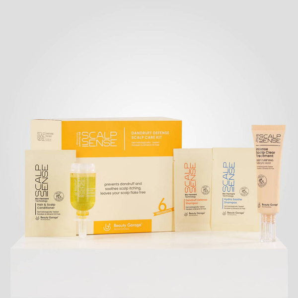 ScalpSense Dandruff Defense Scalp Care Kit – Anti-dandruff shampoo & serum for healthy, flake-free scalp care | Beauty Garage