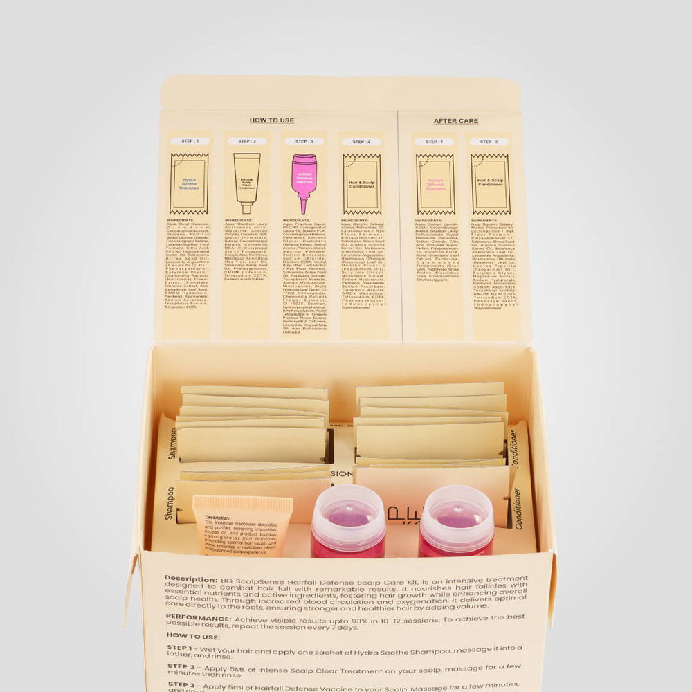 ScalpSense Hairfall Defense Scalp Care Kit – Anti-hairfall shampoo & serum for stronger, healthier hair | Beauty Garage