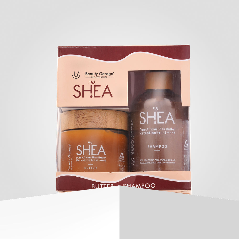 Shea Retention Combo – Shampoo, Hair Butter & Mask for Deep Nourishment, Strength & Hydration | Natural Hair Care