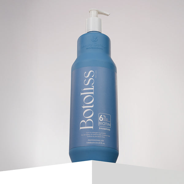 Botoliss Shampoo—professional formula for gentle cleansing, frizz control, and smoother, shinier hair.