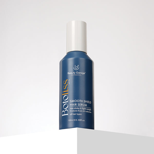 Botoliss Shield Hair Serum—professional formula for heat protection, frizz control, and enhanced shine for smoother hair.