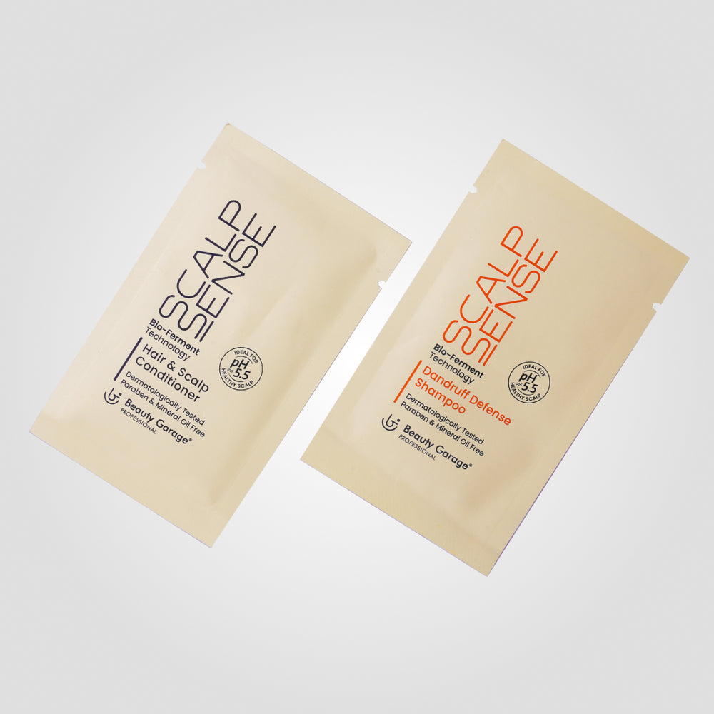 Say goodbye to dandruff – ScalpSense trial combo for a soothed, clean scalp"