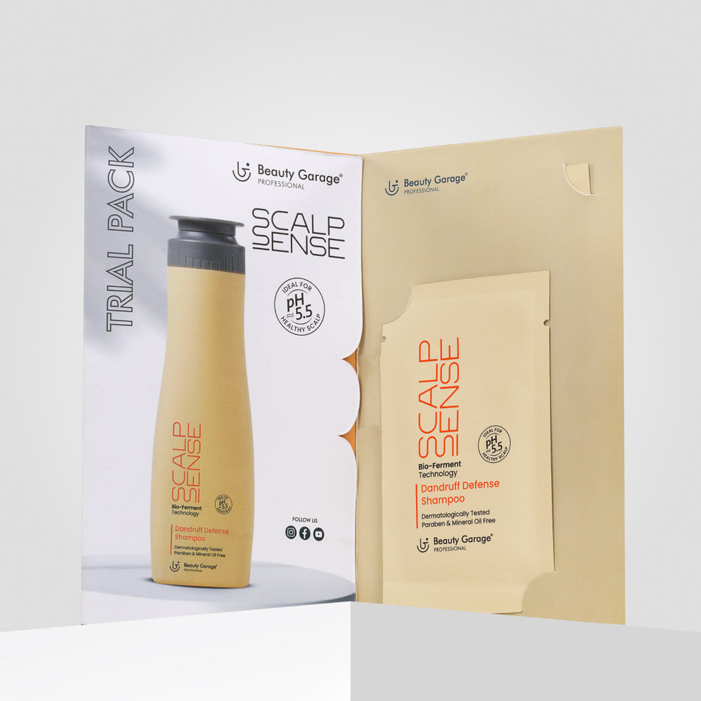 Say goodbye to dandruff – ScalpSense trial combo for a soothed, clean scalp"