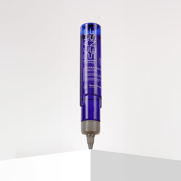 Scalpsense Hydra Soothe Vaccine—professional scalp treatment for deep hydration, soothing relief, and balanced moisture.