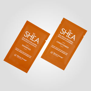 Beauty Garage Shea Retention Shampoo & Conditioner Trial Pack – smooth, hydrate, and repair dry, frizzy, and damaged hair.