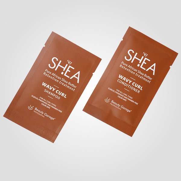 Wavy Curl Trial Pack – Shea combo for frizz-free, nourished, bouncy curls